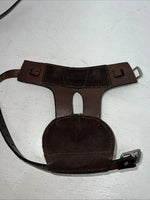 New Tough 1 Brown Leather Skid Boots With Lined Heel Cup #66-5500 G-501