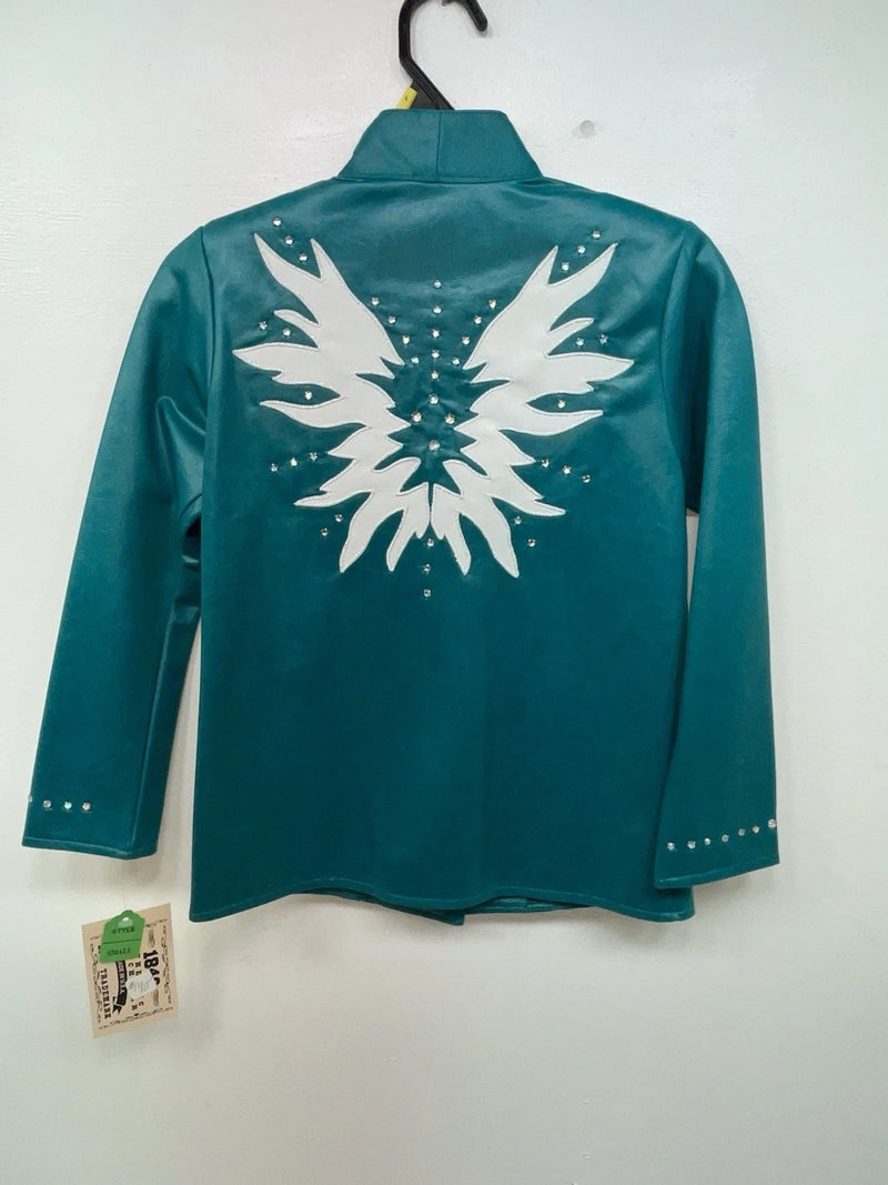 New Women’s Teal 1849 Authentic Ranchwear Show Vest S #77872 3B-104