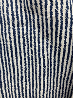 New Men’s Dickson Jenkins Blue White Stripe Long Sleeve Pearl Snap Medium T-90