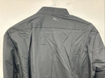 New Classix Black Long Sleeve Button Up English Shirt Medium II-35