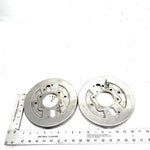01-04 Honda TRX500 Rancher OEM Front Brake Backing Plate Set 45110-HN5-671 AH79