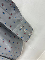 New Women’s Dickson Jenkins Greg Design Long Sleeve Pearl Snap Size 34 MM-29