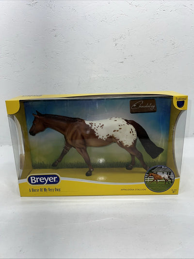 New In Box Breyer Chocolatey Appaloosa Stallion Horse. #1842 R-7