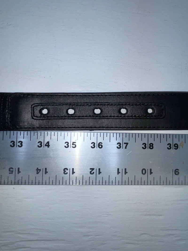 New Black Genuine Leather HD Extreme  36” Belt #N2711001 Z-156
