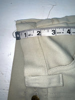 New Vintage Cream Lee Polyester Pants #2084612 3A-34