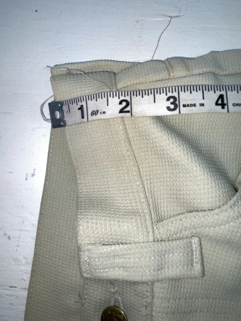 New Vintage Cream Lee Polyester Pants #2084612 3A-34