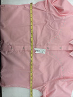 New Women’s White Horse Pink Gem Long Sleeve Pearl Snap Medium KK-95