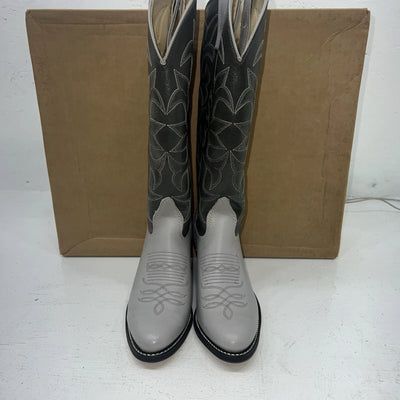 New Women’s Gray Kenny Rodger’s Cowboy Boots. 0702 5.5 5 1/2 M. 20-32