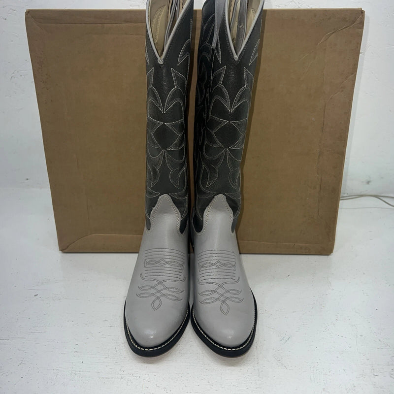 New Women’s Gray Kenny Rodger’s Cowboy Boots. 0702 5.5 5 1/2 M. 20-32
