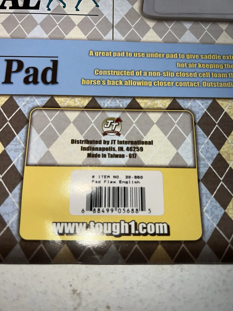 New Tough 1 Equiroyal White Shock Absorber Flex Saddle Pad #30-960 KK-603