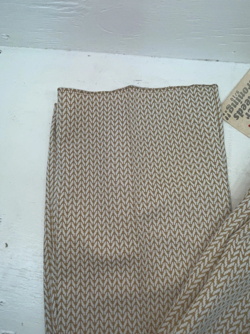 New Vintage Brown Knitted Rockmount Polyester Pants #3849 XX-10