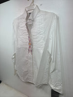 New Women’s Wrangler White Dosages Long Sleeve Button Up Small YY-131