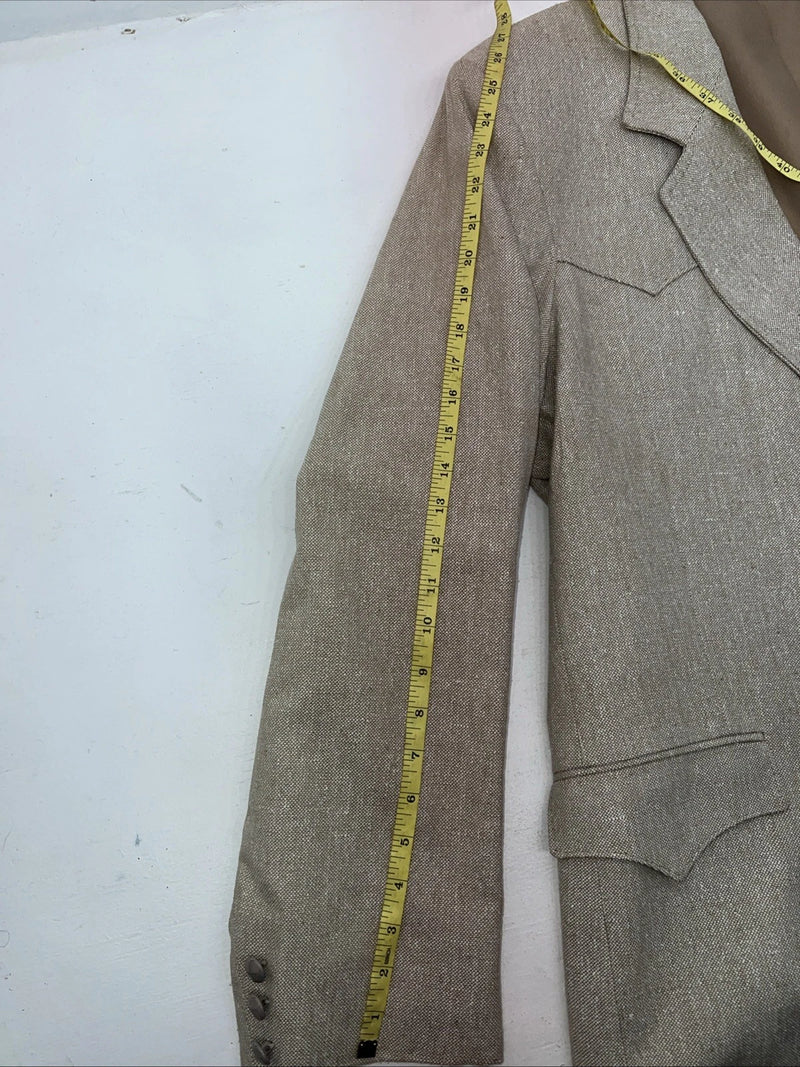 New Men’s Pioneer Wear Tan Suit Jacket 48L #12016 X-609