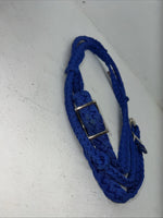 New Tough 1 Blue Nylon Braided Reins #54-915 Y-17