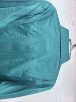 New Men’s ELY Cattleman Green Stripe Long Sleeve Pearl Snap Large X-20