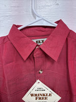 New Kids ELY Classic Pink Long Sleeve Button Up Size Medium DD-22