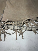 NOS Tan Show Chaps With Fringe Adjustable Waist 37” I-75