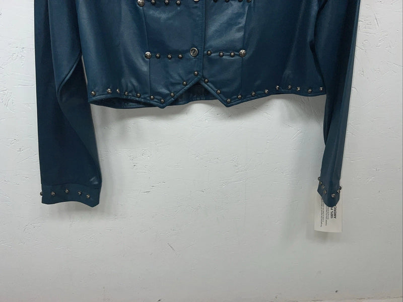 New Women’s Turquoise 1849 Authentic Ranchwear Show Short Jacket XL WW-46