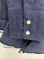 New Kids Tem Tex Blue Jean Long Sleeve Pearl Snap 14 AA-22