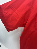 New Men’s ELY Cattleman Western Red Short Sleeve Pearl Snap 18 2XL X-7