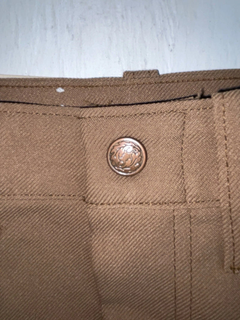 New Vintage Brown Dickson Jenkins Polyester Pants #5994 3A-81