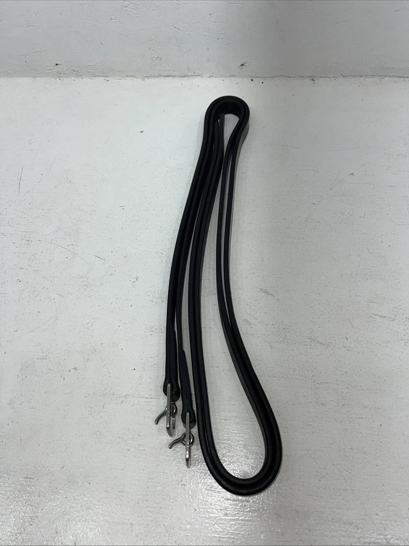 New Imperial Black Adult Schooling Stirrup Straps 60” #15022 EE-31