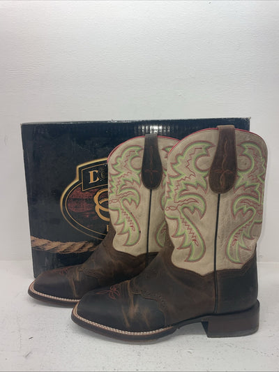 New Men’s Brown Dan Post Cowboy Boots. 2847 9.5 9 1/2 E W. 6-106