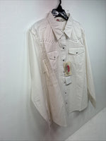 New Women’s Cumberland White Gen Long Sleeve Pearl Snap 1XL GG-88