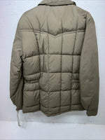 New Women’s Green Tempco Long Puffer Jacket Medium #31387 RR-18