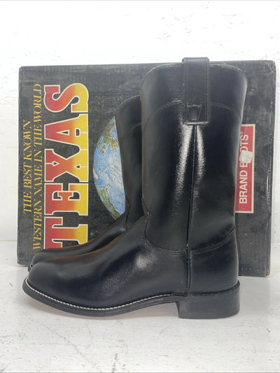 New Women’s Black Texas Brand Cowboy Boots. 4400 7 M. 18-82