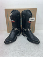 New Youth Black Smoky Mountain Cowboy Boots. 1079 Y 3.5 3 1/2. 22-64