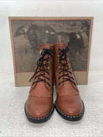 New Kids Brown Lace Up Cimarron Cowboy Boots. 5213 13. 23-41