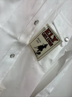 New Kids ELY Cattleman White Long Sleeve Pearl Snap Size Boy 8 YY-64