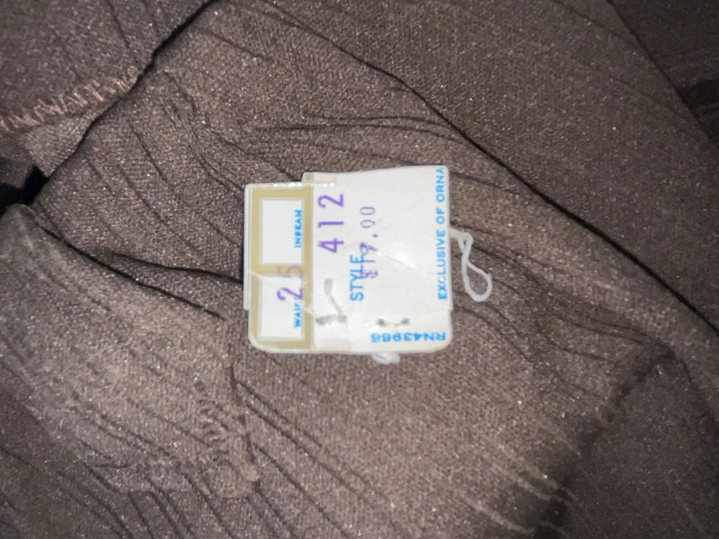 New Vintage Brown Handler Polyester Pants #412 3A-14