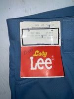 New Vintage Blue Lee Polyester Pants #2610844 XX-34