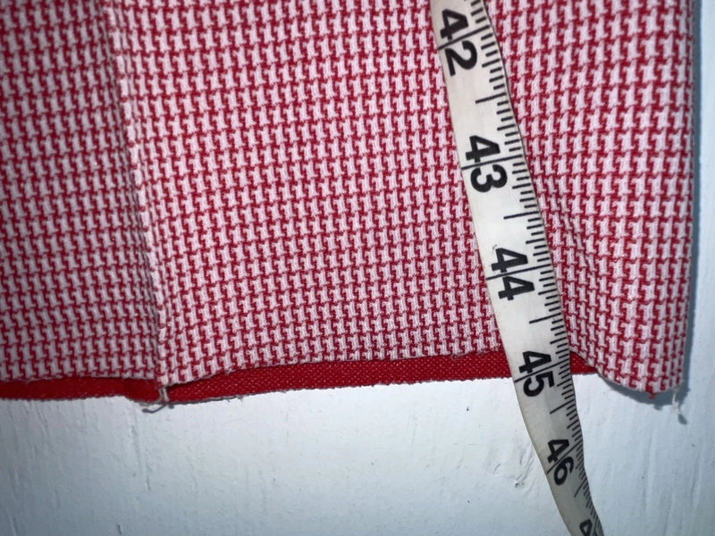 New Vintage Red Checkered Dickson Jenkins Polyester Pants #534 VV-72