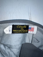 New Vintage Gray Circle S Polyester Pants 3A-8