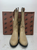 New Men’s Cream Imperial Cowboy Boots. M 129 10 D. 7-107