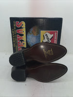 New Men’s Brown Texas Brand Cowboy Boots. 5513 10 D. 6-72