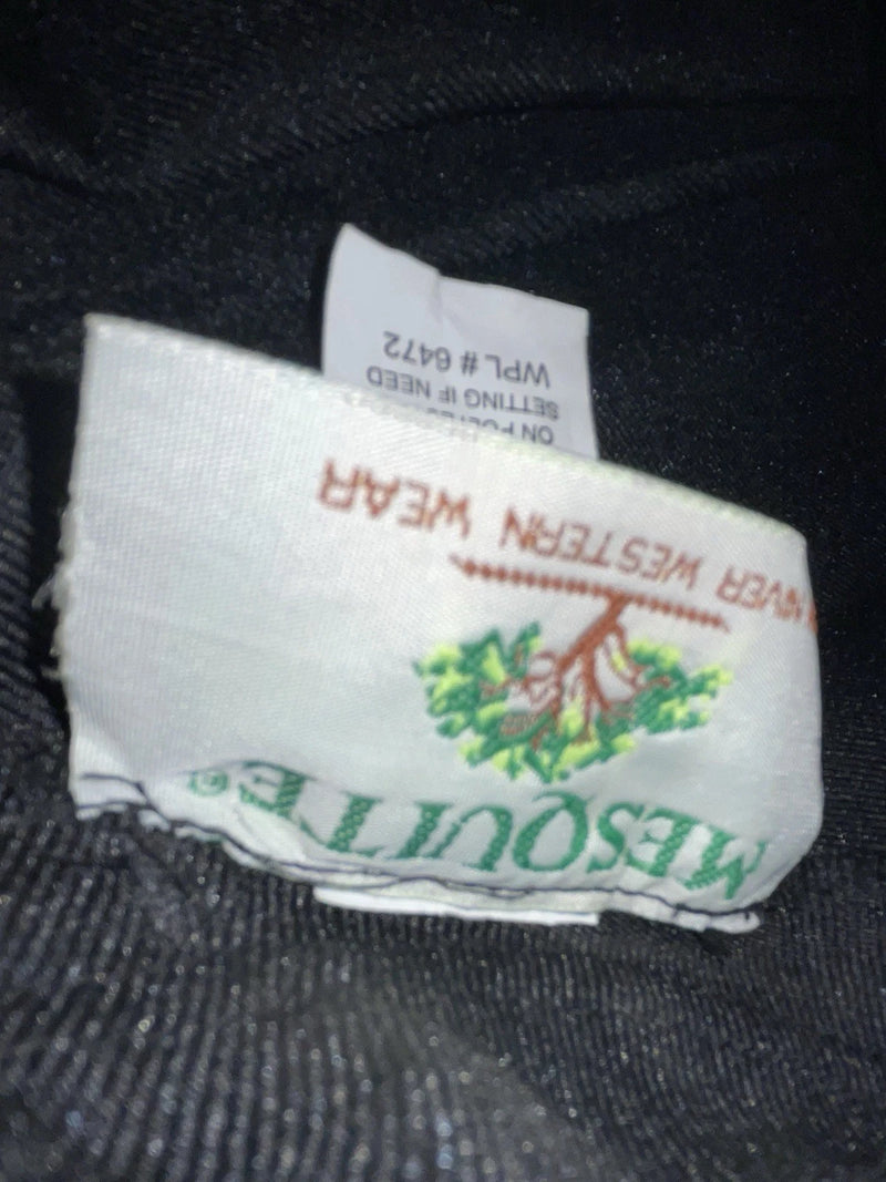 New Vintage Black Mesquite Polyester Pants #5511 VV-109