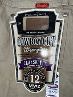 New Men’s Tan Cowboy Cut Classic Fit Wrangler Jeans. 15/16x34 G-14