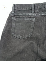 New Men’s Black Diamond Cut Gusset Denim Jeans. 19/20x36 J-7