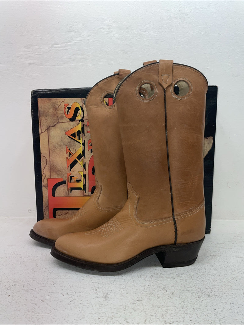 New Men’s Brown Texas Brand Cowboy Boots. 8499 9 D. 4-89