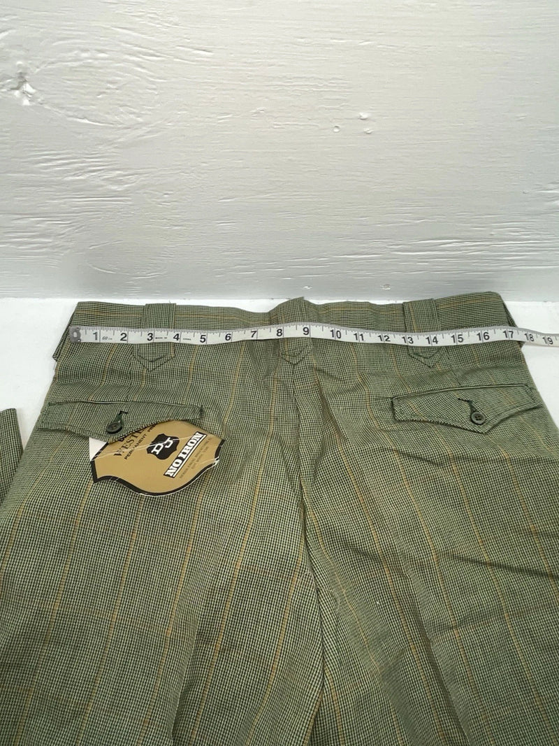 New Vintage Green Dickson Jenkins Polyester Pants #2211 XX-96