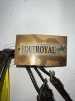 New Tough 1 EQUIROYAL Brown Cob English Bridle #21-9555 BB-38