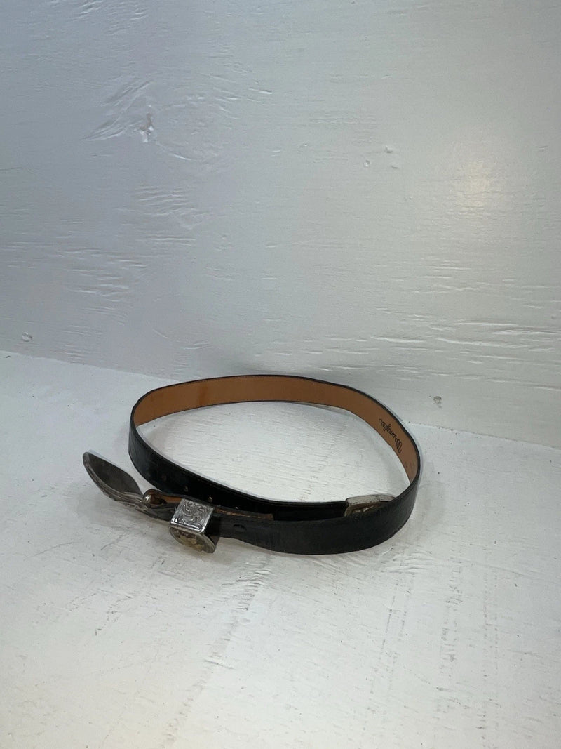 New Black Genuine Leather Wrangler 28” Belt #4820 JJ-129