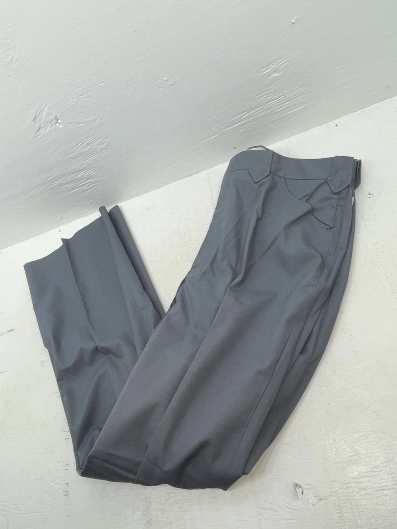 New Vintage Blue Ranch Polyester Pants #P1023 OO-18