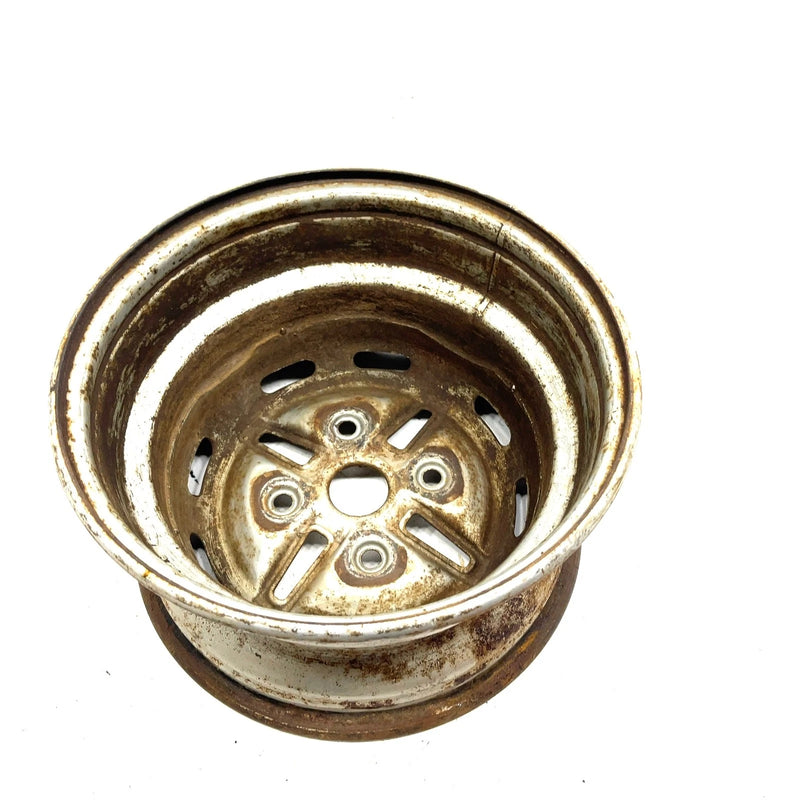 92 Yamaha Big Bear 350 4x4 OEM 12x6.5 Front Wheel Rim 3HN-25180-00-35 AY53