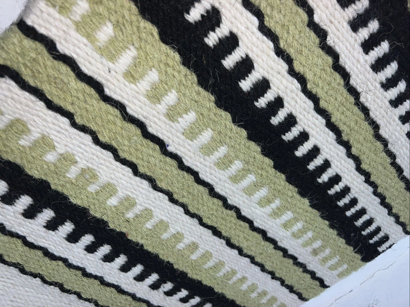 New ABetta White Green Show Saddle Pad Blanket 34x36 #31639 Pad-33