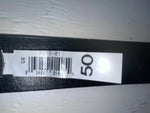 New Black Genuine Leather Chambers Tooled 50” Belt #7059 NN-124